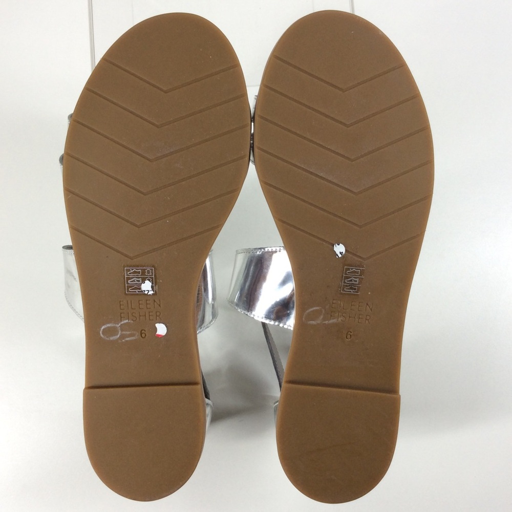 Eileen Fisher Cici Leather Sandal. NEW NO BOX OR TAGS - Picture 12 of 12